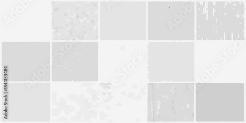 A grid of nine square panels displaying varying shades of gray and texture