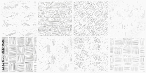 Abstract sketch patterns a collection of hand drawn lines and textures