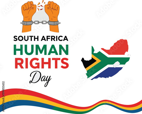 South Africa Human Rights Day Celebration Design