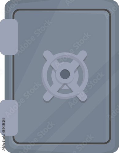 Diverse Collection of Modern Security Safes and Vaults Icon Set