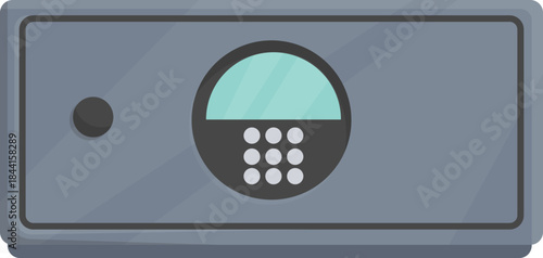 Diverse Collection of Modern Security Safes and Vaults Icon Set
