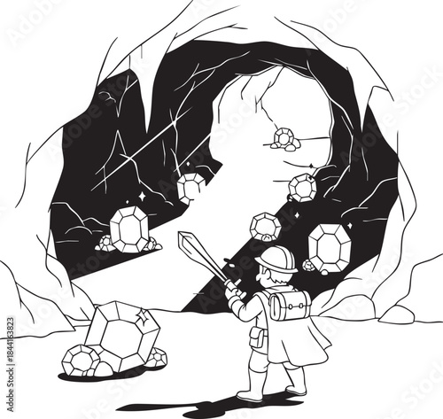 halloween witch with a broom