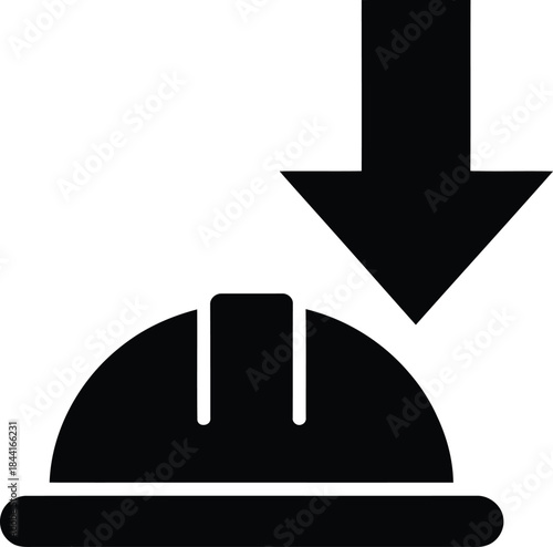 Black solid color background vector illustration providing an empty space for various content