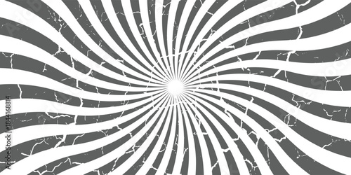 Hypnotic spiral background.Optical illusion style design. Vector.