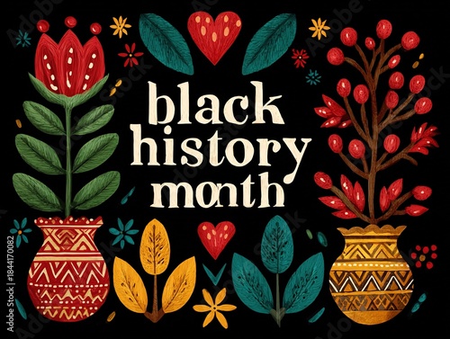 Black History Month Vector Poster Set 