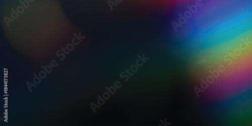 light leak overlay effect with bokeh rainbow light leaks,retro noisy film texture light leak flare on black background, texture