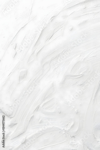 White Plaster Texture with Subtle Brush Stroke Pattern