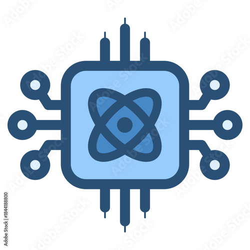 quantum computer icon