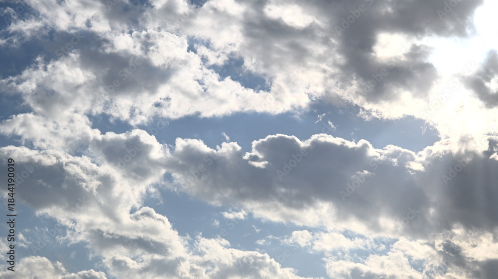 Obraz premium 青空と白い雲