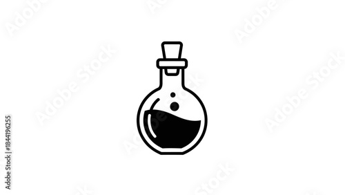 bottle of wine and glass