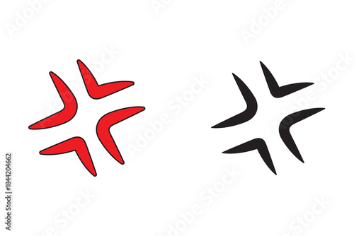angry comic element symbol