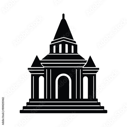 Old Temple Minimal Vector