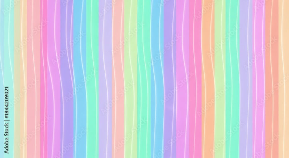 Obraz premium Pastel rainbow stripes background