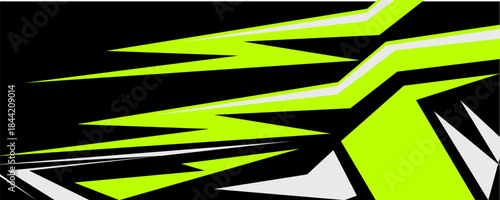 car livery graphic vector. abstract background design for vehicle vinyl wrap and sports car, racing car, rally, and decal