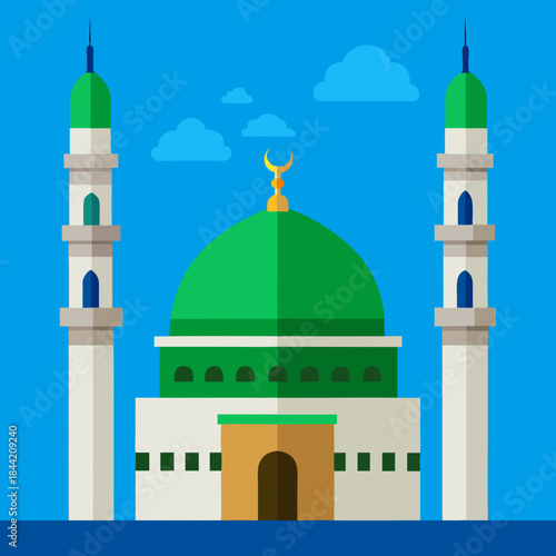 mosque in dubai united arab emirates