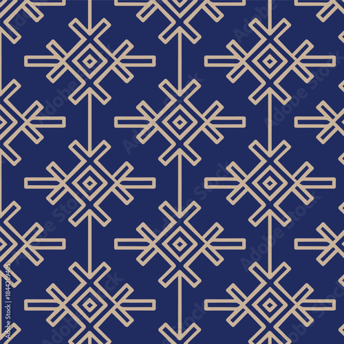 abstract background with blue flowers