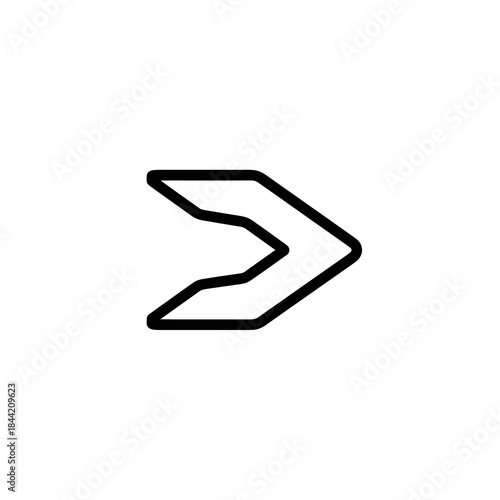 Vector logo for a share function icon