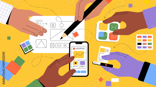 Collaborative Mobile App Design and Development Process