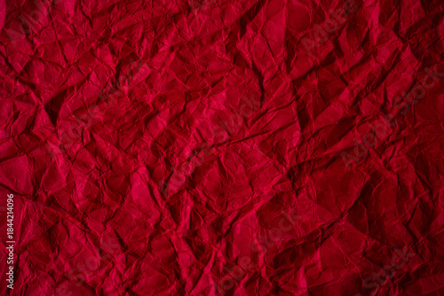 Wallpaper Mural くしゃくしゃな赤色の背景	 Torontodigital.ca