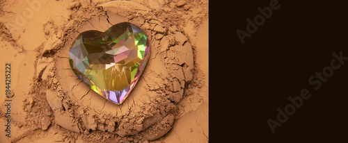 The pattern formed by clay, sand, and soil is embellished with a glass core prop. The layout is simple, with Middle Eastern style and American Western style, relatively simple. The design includes pag