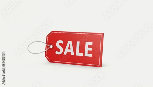 sale tag isolated on white background