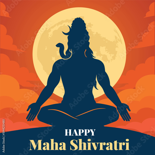 Happy navratri traditional indian festival Post