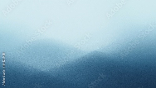 Rough textured minimalist soft transition abstract blue gradient blank design