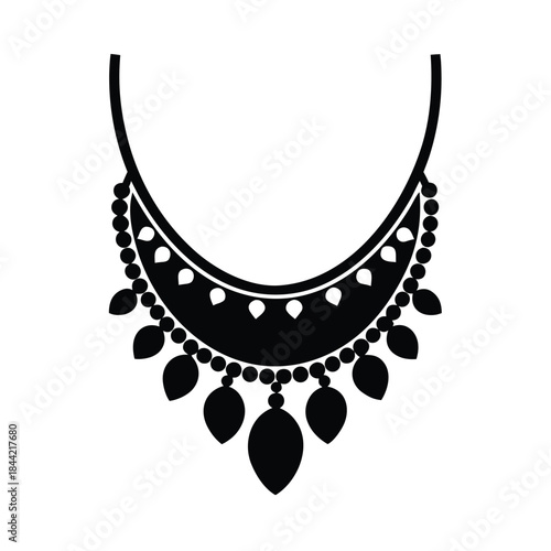 Omani Gold Necklace Traditional Ornament