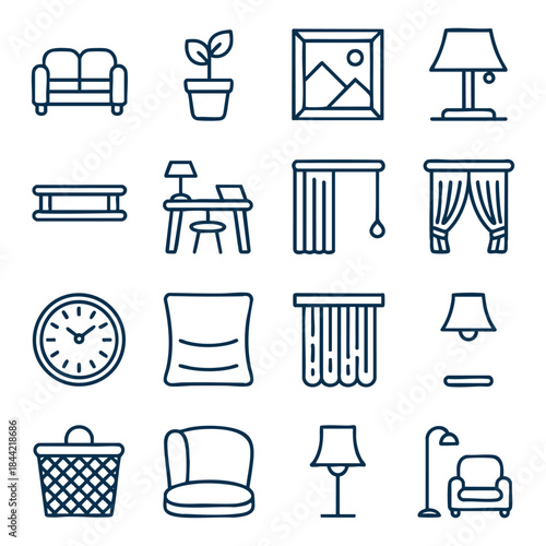 Collection of home decor items