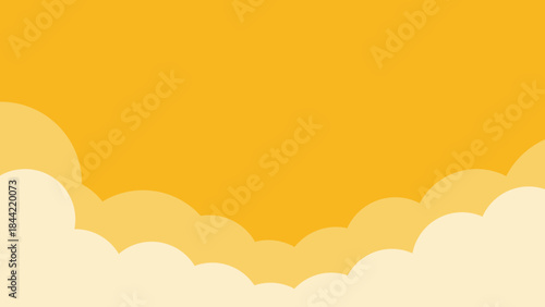 a plane flying through a cloudy sky with a sun in the background