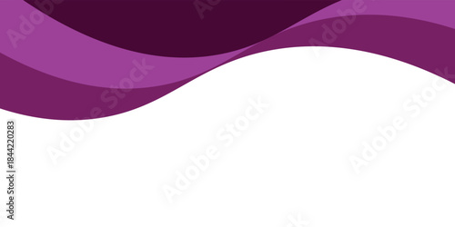 Curved Header and Footer Element, eps10