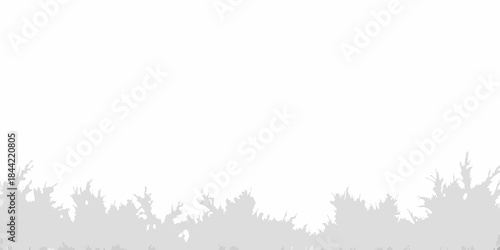 Εκτύπωση καμβά Silhouetted trees against a bright white and expansive sky backdrop