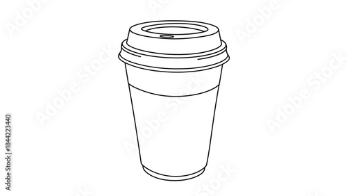 An empty glass jar and glass bottle isolated on a white background