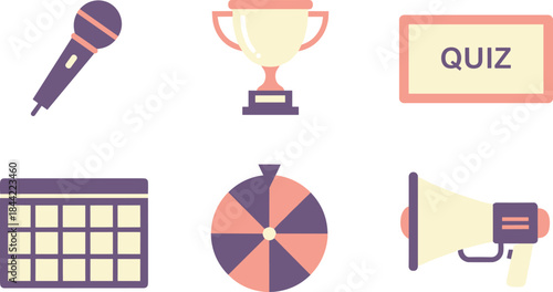 Assorted icons for presentation and communication