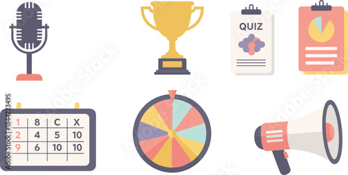 Interactive quiz and game elements