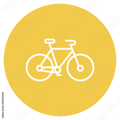 Cycle icon vector image. Can be used for Retro.
