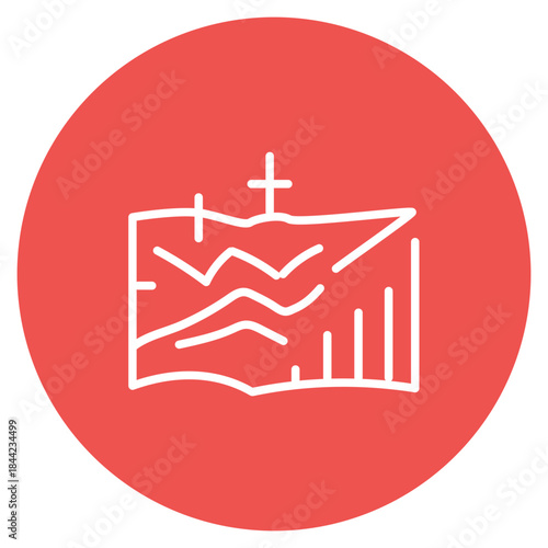 Plan icon vector image. Can be used for Adventure.