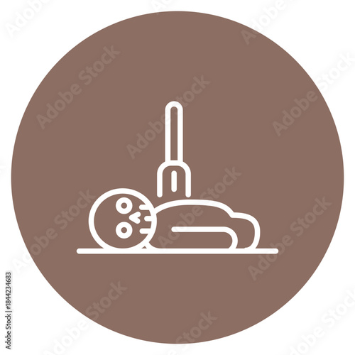 Dead Food icon vector image. Can be used for Nutrition.