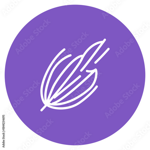 Fiber icon vector image. Can be used for Nutrition.