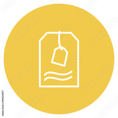 Tea Bag icon vector image. Can be used for Nutrition.