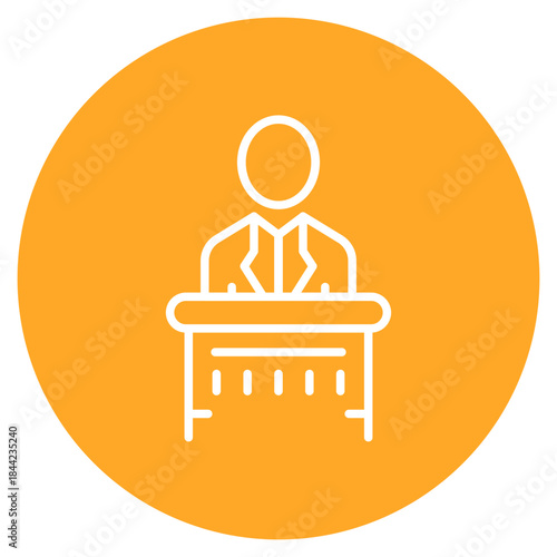 Reception icon vector image. Can be used for Laundry.