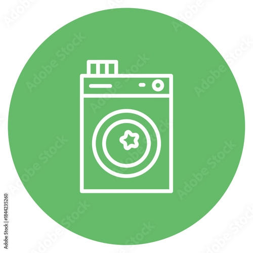 Washing Powder icon vector image. Can be used for Laundry.