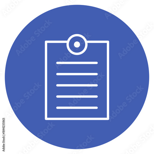 Sheet Of Paper icon vector image. Can be used for Printing.