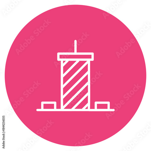 Firecracker icon vector image. Can be used for Carnival.