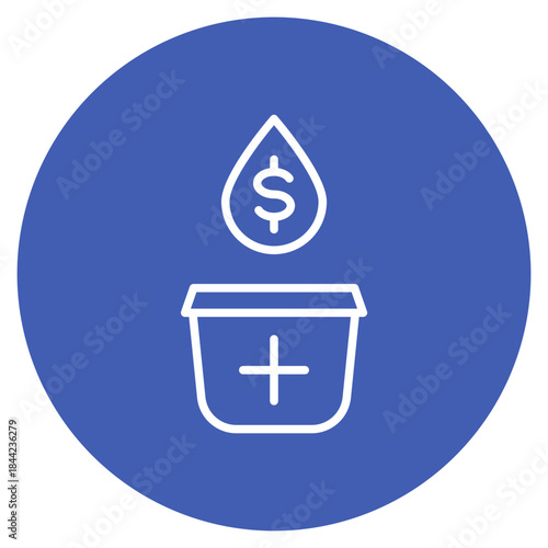 Donation icon vector image. Can be used for Homeless.