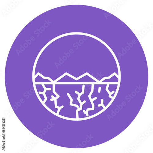 Drought icon vector image. Can be used for Homeless.