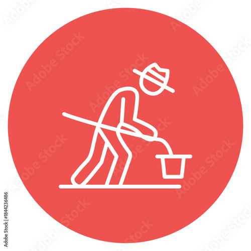 Scavenger icon vector image. Can be used for Homeless.