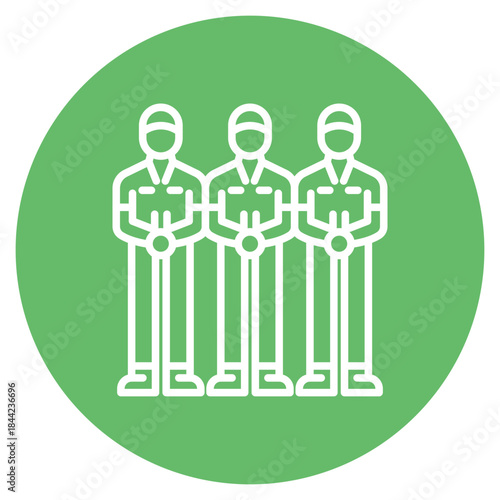 Group Golf icon vector image. Can be used for Golf.