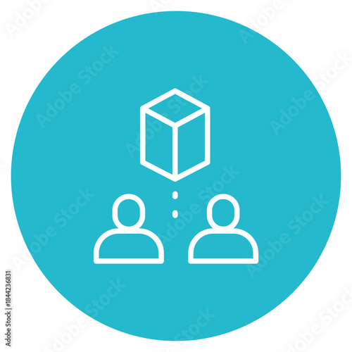 Demand icon vector image. Can be used for Supply Chain.