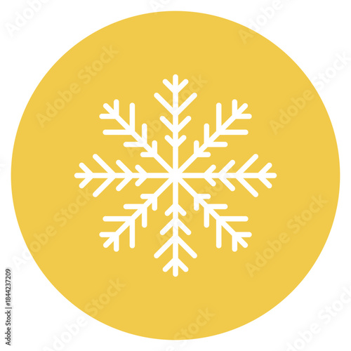 Snow icon vector image. Can be used for Ski Resort.